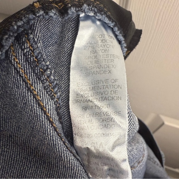 Democracy “ab”solution Womens Blue Jeans Size 16W Medium Wash Skinny Leg GUC - Picture 7 of 7